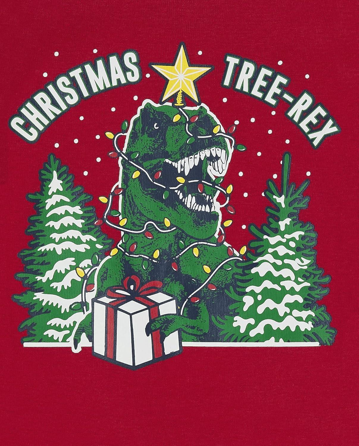 imageThe Childrens Place Family Matching Christmas and Holiday Pajama Sets CottonTreerex