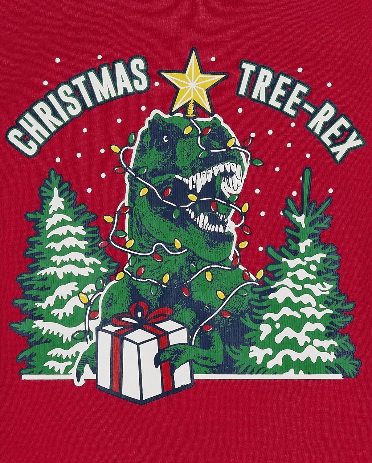 imageThe Childrens Place Family Matching Christmas and Holiday Pajama Sets CottonTreerex