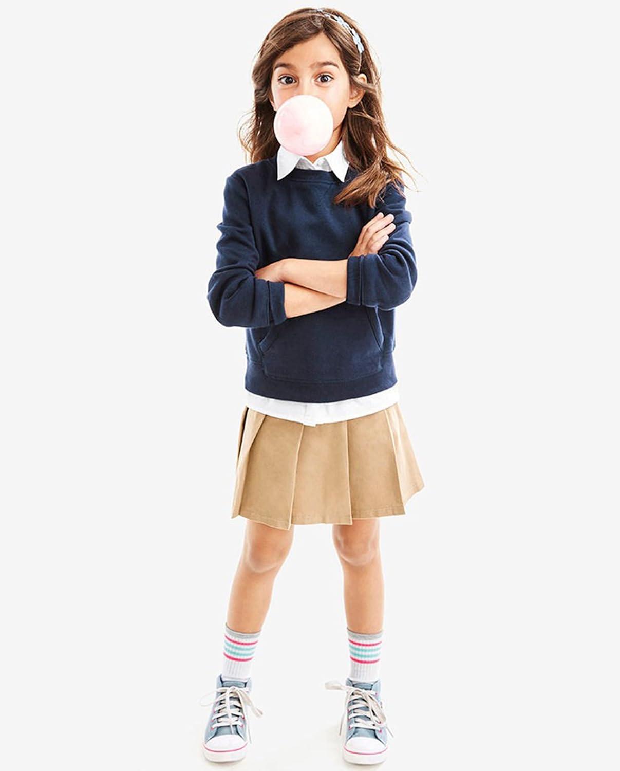 imageThe Childrens Place Girls Uniform Pleated SkortBisquit