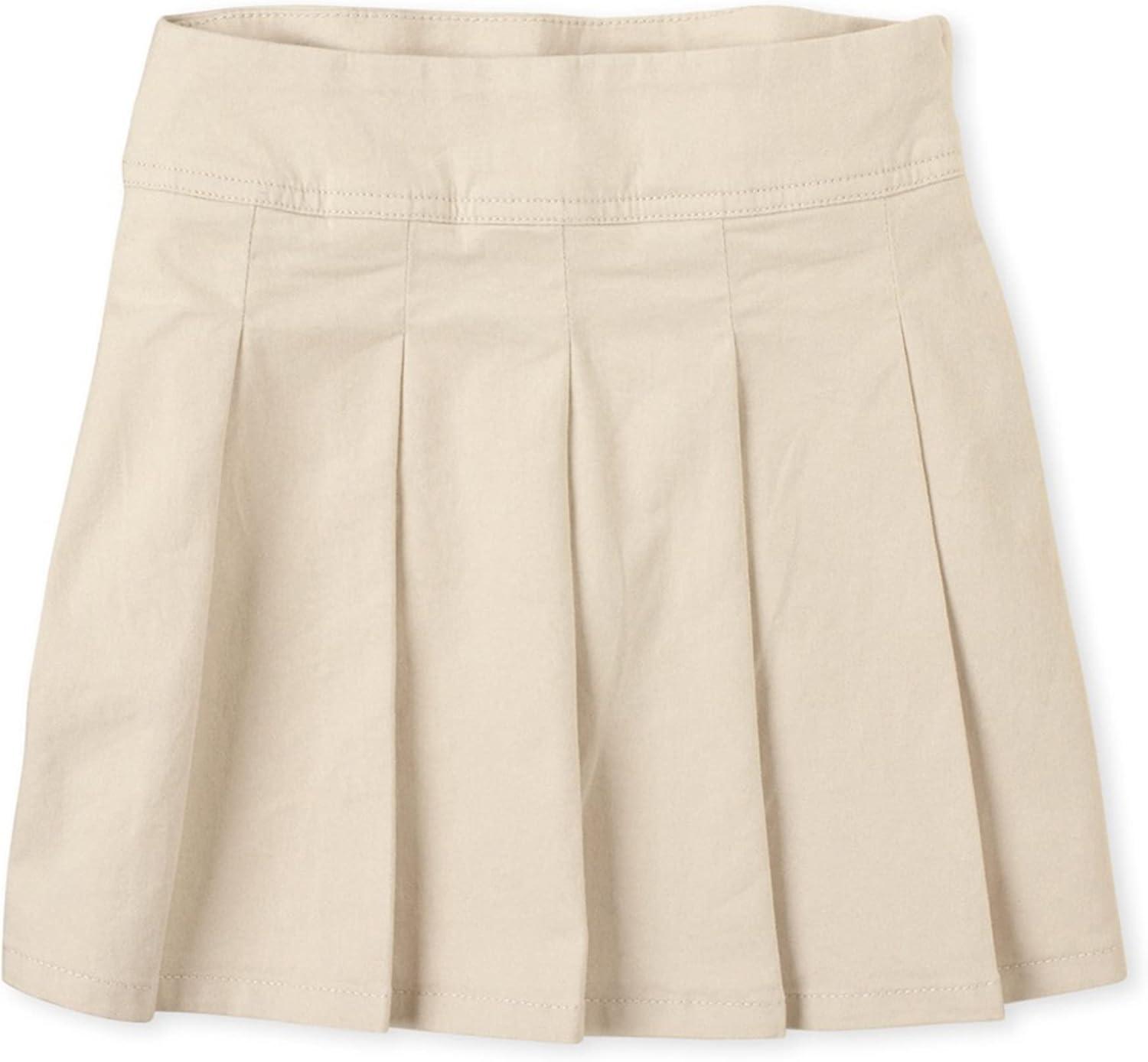 imageThe Childrens Place Girls Uniform Pleated SkortBisquit