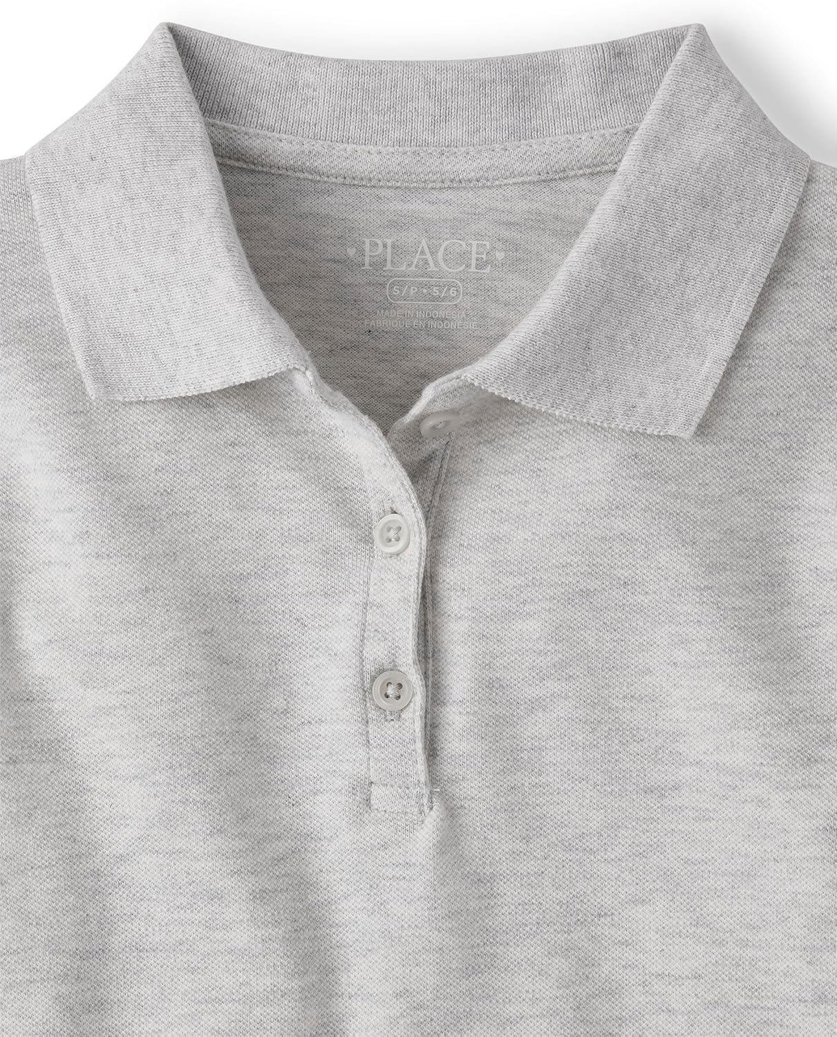 imageThe Childrens Place Multipack Short Sleeve Pique PoloLunar