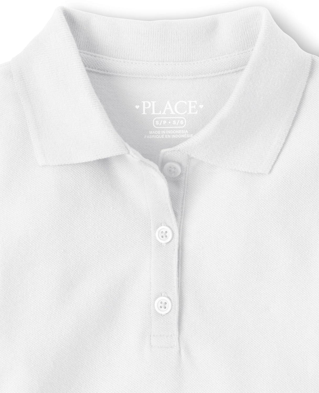 imageThe Childrens Place Multipack Short Sleeve Pique PoloPurpleRegal VioletWhite