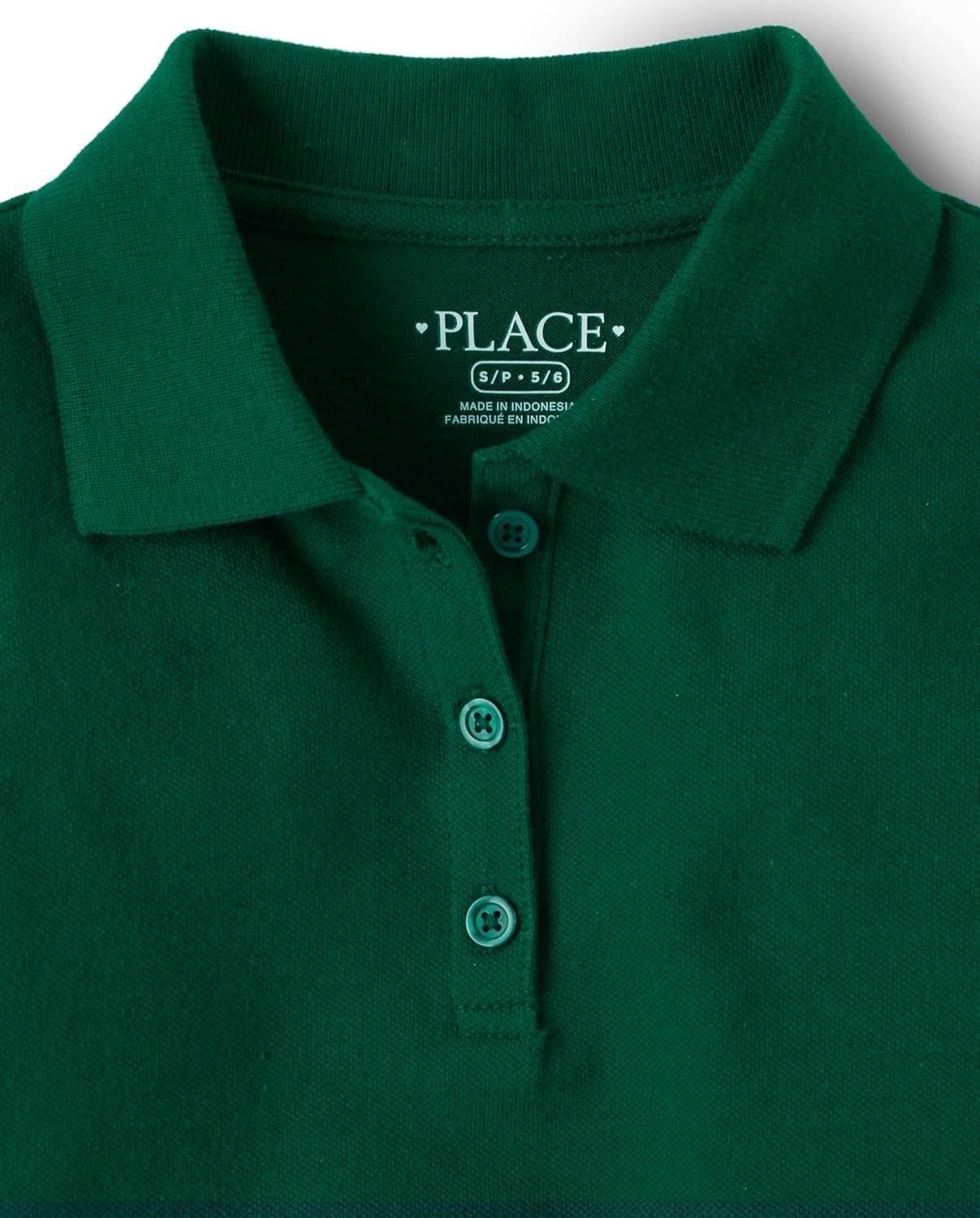 imageThe Childrens Place Multipack Short Sleeve Pique PoloSpruceshadDaybreakWhite