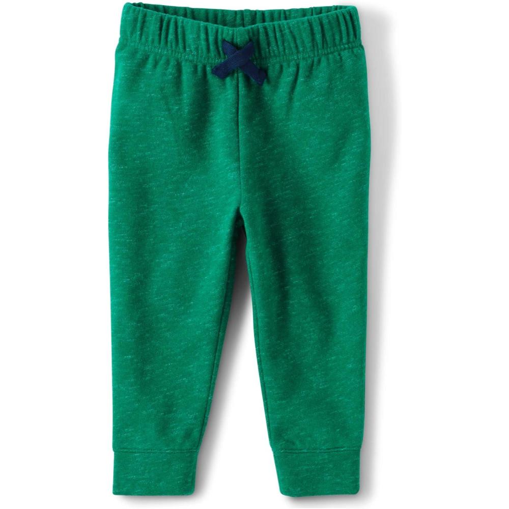 imageAnd Toddler Boy Active Striped Fleece Jogger Pants 2packPark Bench Green 2pack