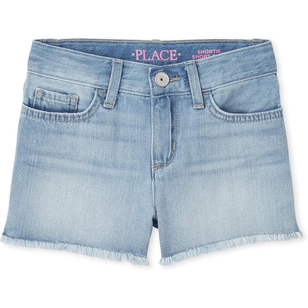 imageThe Childrens Place Denim Shortie ShortsPeyton Wash