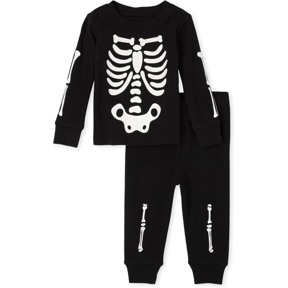 imageThe Childrens Place Family Matching Christmas and Holiday Pajama Sets CottonSkeleton