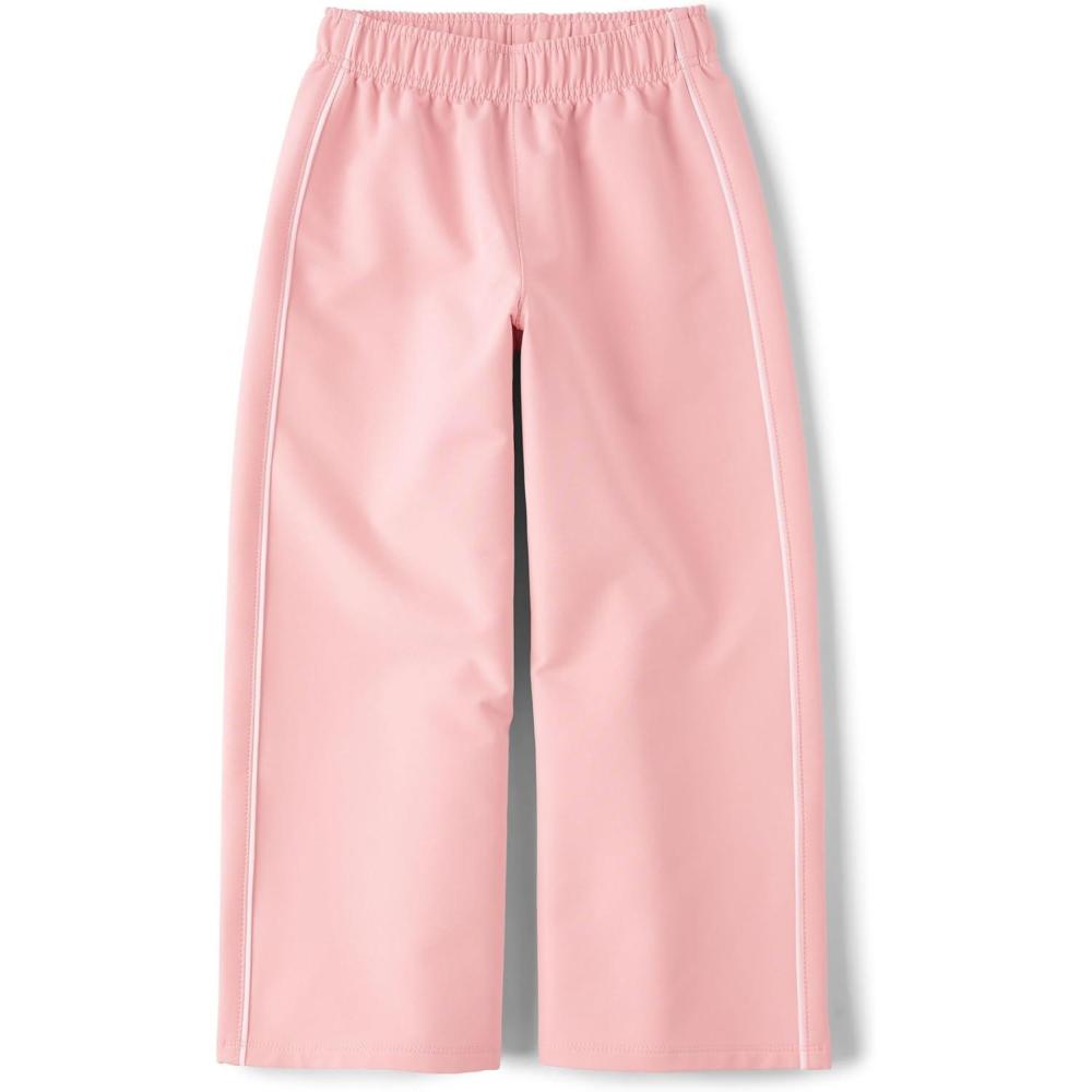 imageThe Childrens Place Girls Cozy Wide Leg Active Track PantsLt Plum