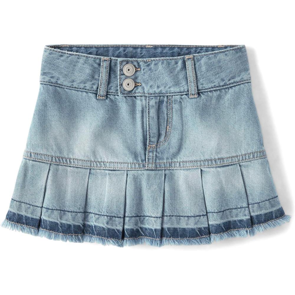 imageThe Childrens Place Girls Everyday Denim Skirts and SkortsTwyla Wash