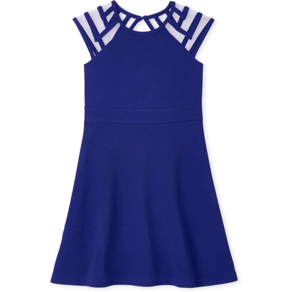 imageThe Childrens Place Girls Short Sleeve Dressy DressElectric Violet