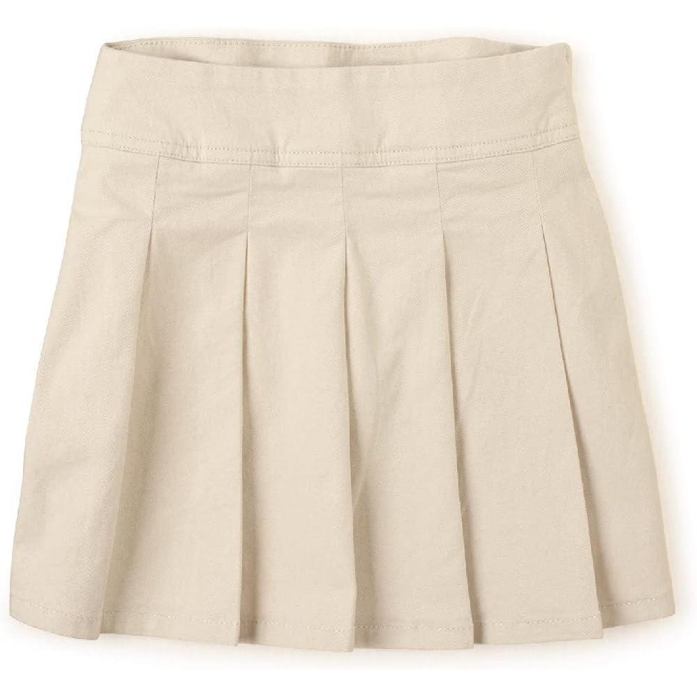 imageThe Childrens Place Girls Uniform Pleated SkortBisquit