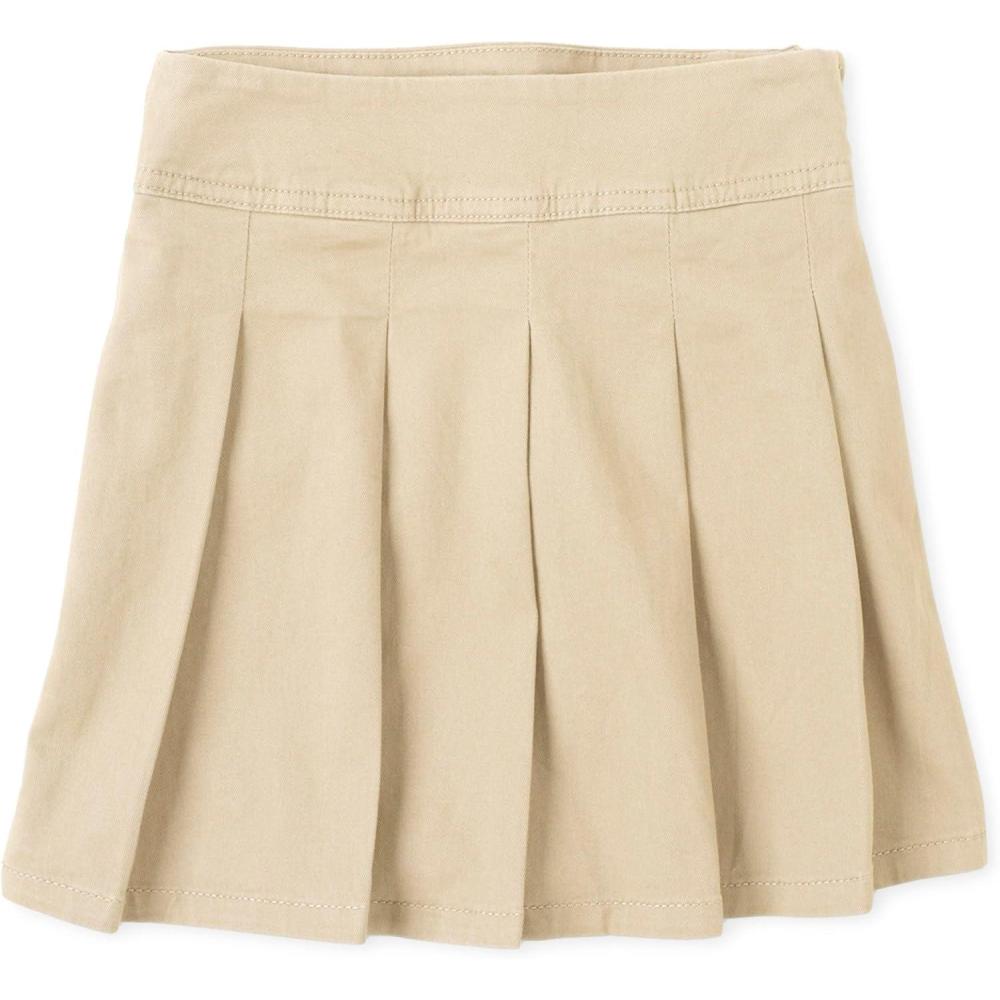 imageThe Childrens Place Girls Uniform Pleated SkortSandy Single