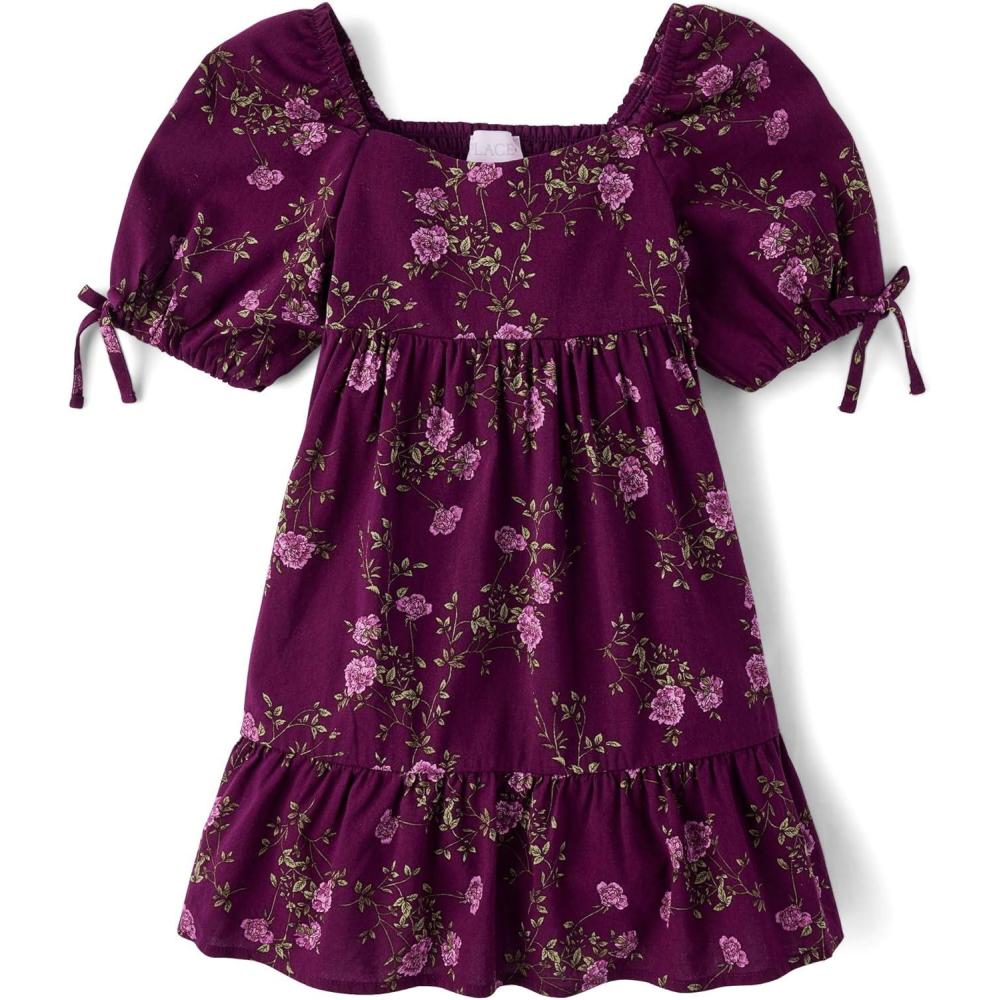 imageThe Childrens PlaceShort Sleeve Fashion DressParty Plum