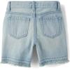 Denim Midi Shorts(Rowena Wash)