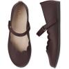 The Children’S Place Girls Closed Toe Maryjane Flats(Dk Brown Scalop)