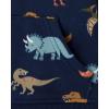 The Children’s Place And Toddler Long Sleeve, Sherpa Lined, Zip-front Hoodie Sweatshirt(Tidal Dinos)