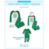 The Children’s Place Baby and Family Matching Fleece Holiday Pajama Set(Green Christmas With My Gnomies)