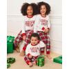 The Children’s Place Baby and Family Matching Fleece Holiday Pajama Set(Red Xmas Crew ’24)