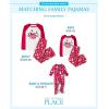 The Children’s Place Baby and Family Matching Fleece Holiday Pajama Set(Red Xmas Crew ’24)