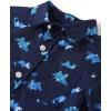 The Children’s Place Baby-Boys and Toddler Boys Poplin Short Sleeve Button Down Shirt(Navy Dino)
