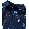 The Children’s Place Baby-Boys and Toddler Long Sleeve Button Down Shirt(Holiday Dinosaurs)
