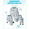 The Children’s Place Family Matching, Christmas and Holiday Pajama Sets, Cotton(Blue Ski)
