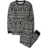 The Children’s Place Family Matching, Christmas and Holiday Pajama Sets, Cotton(Fairsile – Black)