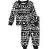 The Children’s Place Family Matching, Christmas and Holiday Pajama Sets, Cotton(Fairsile – Black)