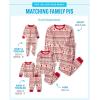 The Children’s Place Family Matching, Christmas and Holiday Pajama Sets, Cotton(Fairsile – Red)