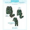 The Children’s Place Family Matching, Christmas and Holiday Pajama Sets, Cotton(Green Christmas Woodland Animals)