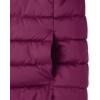 The Children’s Place Girls’ Medium Weight Wind-Resistant, Water-Resistant Puffer Jacket(Purple Rose)
