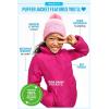 The Children’s Place Girls’ Medium Weight Wind-Resistant, Water-Resistant Puffer Jacket(Purple Rose)