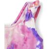 The Children’s Place Girls’ Short Sleeve Dressy Dress(Pink Tie Dye)