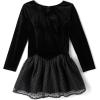 The Children’s Place Girls Tutu Dress, Long Sleeve(Black Tutu)