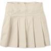 The Children’s Place Girls’ Uniform Pleated Skort(Bisquit)