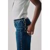 The Children’s Place Girls Wide Leg Jeans(Amble Wash Side Stud)
