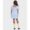 The Children’s Place girls Floral Smocked Babydoll Dress(Breeze)