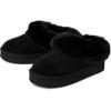 The Children’s Place girls Girls Indoor/Outdoor Comfy Slip on Platform Shoes, Faux Fur Lined(Black)