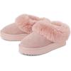 The Children’s Place girls Girls Indoor/Outdoor Comfy Slip on Platform Shoes, Faux Fur Lined(Pink)
