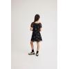 The Children’s Place,Short Sleeve Fashion Dress(Black Floral)