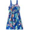 The Children’s Place,Short Sleeve Fashion Dress(Cool Cobalt Tropical)