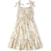 The Children’s Place,Short Sleeve Fashion Dress(Irish Cream Floral)