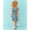 The Children’s Place,Short Sleeve Fashion Dress(Tropical Mellow Aqua)