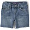 Denim Midi Shorts(Azalea Wash)