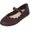 The Children’S Place Girls Closed Toe Maryjane Flats(Dk Brown Scalop)