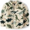 The Children’s Place Baby Boy’s and Toddler Cozy Fuzzy Sherpa Jacket(Hay Stack Dinos)