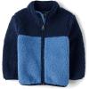 The Children’s Place Baby Boy’s and Toddler Cozy Fuzzy Sherpa Jacket(Morningsky)