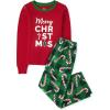 The Children’s Place Baby and Family Matching Fleece Holiday Pajama Set(Candy Cane)