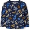 The Children’s Place Baby-Boys and Toddler Long Sleeve Thermal Shirt(Dino Waffle)