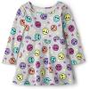 The Children’s Place Baby-Girls and Toddler Skater Dress, Long Sleeve(Happy Face)