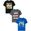 The Children’s Place Boys Short Sleeve Graphic T-Shirt 3-Pack(Gaming Controller/One More Level)